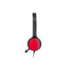 Kuulokkeet mikrofonilla Ugo USL-1222 punainen