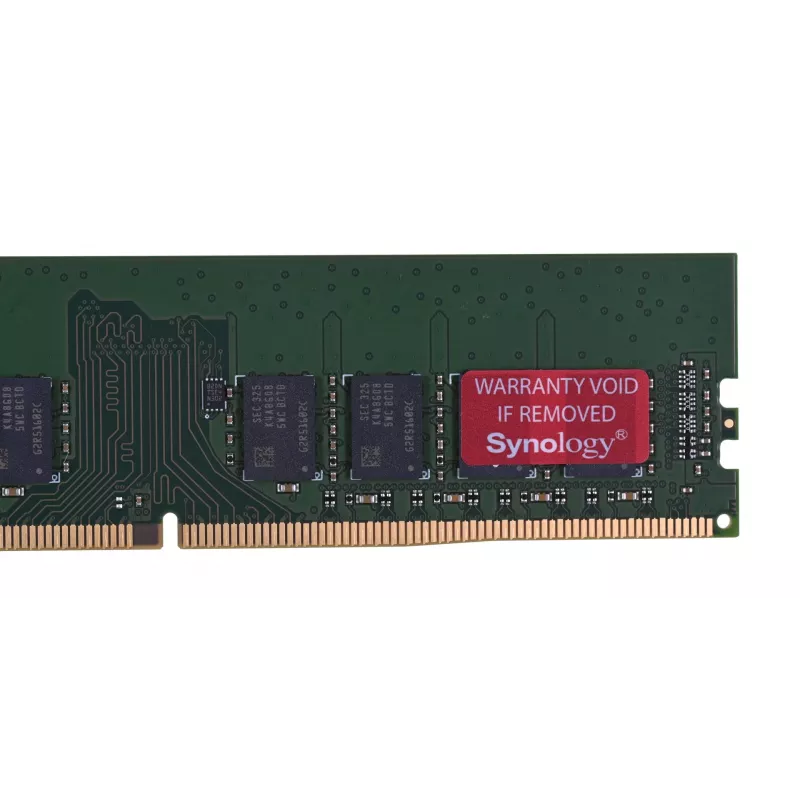 Synology - DDR4 - moduuli - 16 GB - DIMM 288-PIN - 2666 MHz / PC4-21300 1,2 V puskuroimaton ECC
