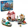 LEGO CITY 60422 merenrantasatama rahtilaivalla