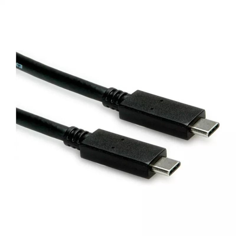 USB-kaapeli ROLINE 11.02.9057 USB 3.2 Gen 2 1 m USB C musta