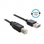 USB-kaapeli DeLOCK 0,5 m USB2.0-A/USB2.0-B 83684