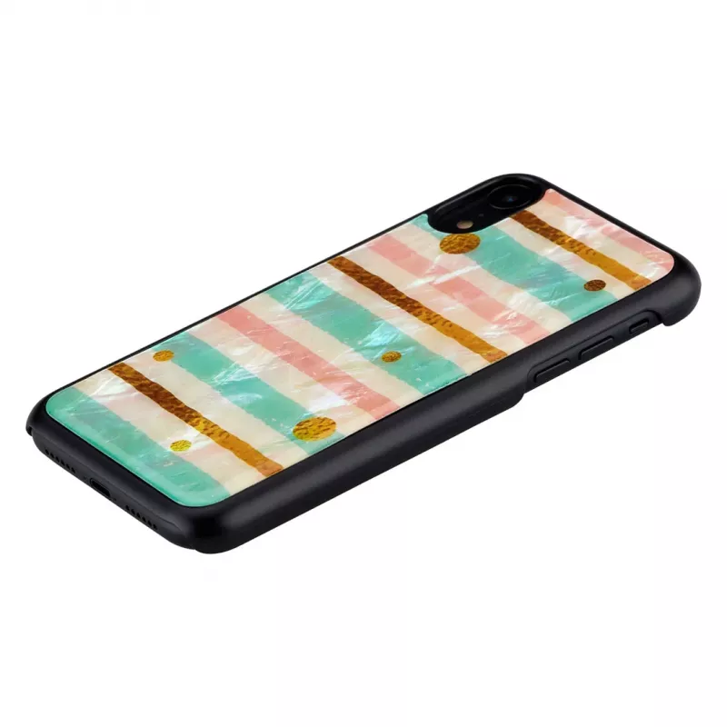 iKins puhelimen suojakotelo iPhone XR — minttu-musta suojakotelo