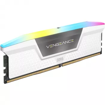 DIMM 32 GB DDR5-6400 (2x 16 GB) Dual-Kit, muisti valkoinen, CMH32GX5M2B6400C32W, Vengeance RGB, INTEL XMP