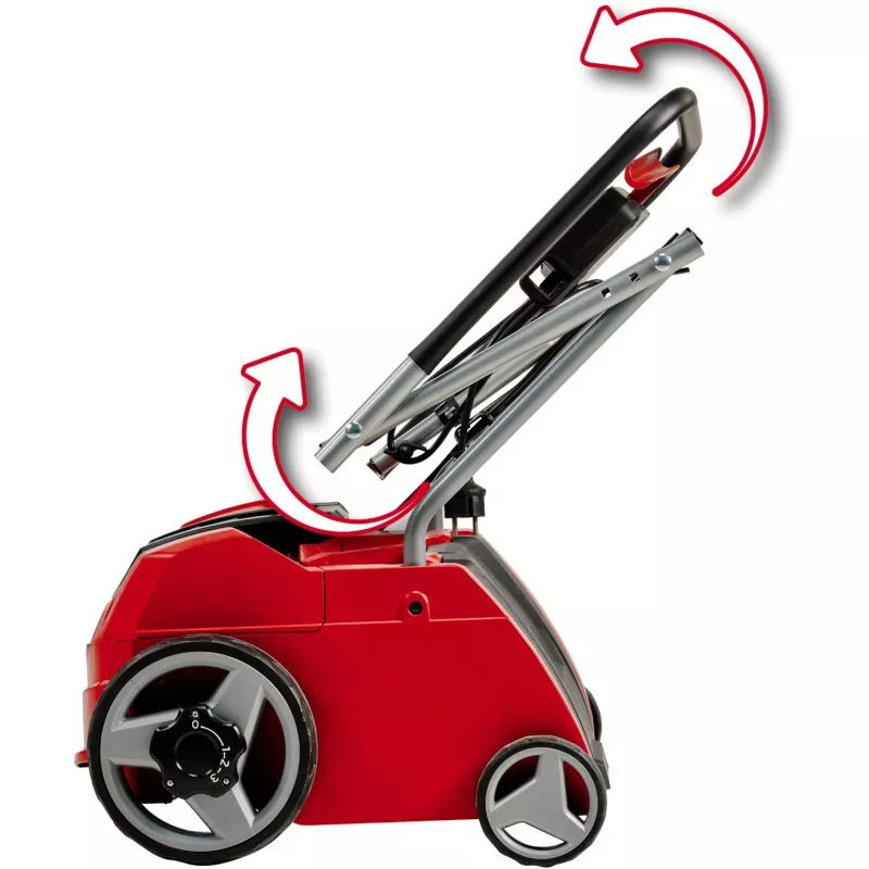 Sähköinen pystyleikkuri GC-ES 1231/1 (punainen/musta, 1 200 wattia)