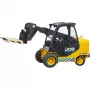 Trukki BRUDER JCB Teletruk lelu — ABS, suositeltu ikä 3+, musta ja keltainen