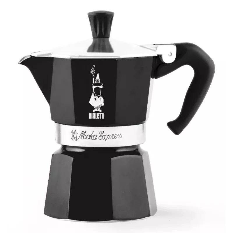 Bialetti 4951 Moka-pannu musta