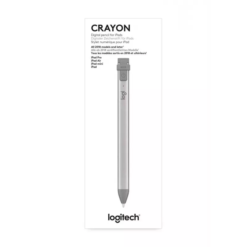 Logitech Crayon - digitaalinen kynä Apple iPadille - Lightning - harmaa