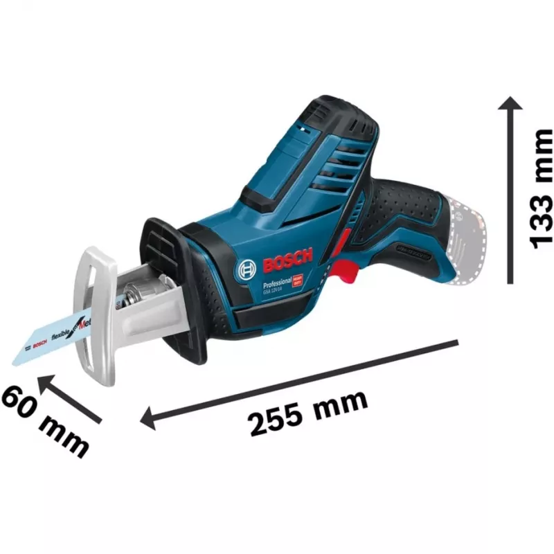 Bosch GSA 12V-14 Professional akkukäyttöinen puukkosaha, 12 V, ilman akkua, sininen/musta