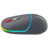 Canyon MW-22 2in1 RGB langaton hiiri - harmaa - Bluetooth/RF - 1 600 dpi - ladattava