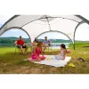 Paviljonki Event Shelter, 4,5 x 4,5 m (vaaleanharmaa/harmaa)
