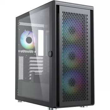 PC-kotelo Silentware Air 100 musta — Mid-Tower ATX-yhteensopiva kotelo, musta