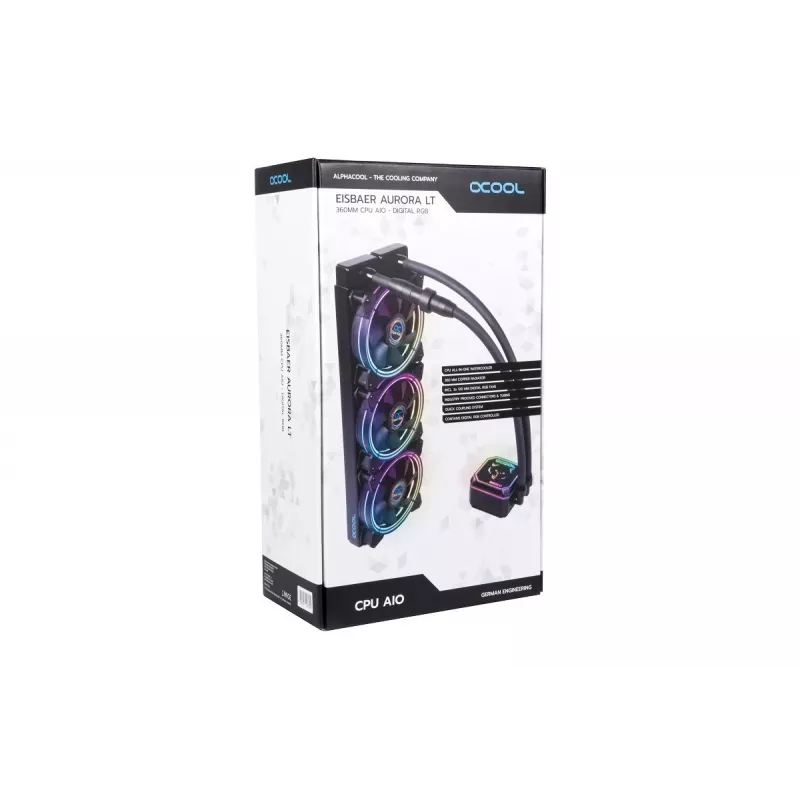 Yhdistelmänestemäisjäähdytin Alphacool Eisbaer Aurora LT360