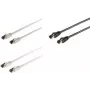 Verkkokaapeli ShiverPeaks BS08-41035 musta 2 m Cat8 F/FTP