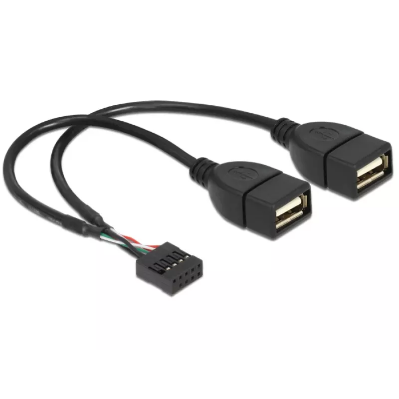 Sisäinen USB-kaapeli DeLOCK 83292 0,2 m liitin-liitin