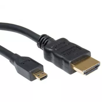 VALUE HDMI High Speed -kaapeli Ethernetillä, HDMI A uros - Micro HDMI uros 2,0m (11.99.5581)