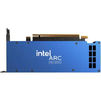 Näytönohjain INTEL Arc Pro B50 — 16 GB GDDR6, 128-bittinen, PCIe 5.0, aktiivinen jäähdytys