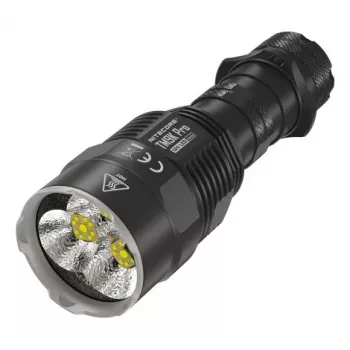 Käsivalaisin Nitecore TM9K PRO – 9900 lm, USB-ladattava, IP68, 133 mm, 227 g, alumiini, musta