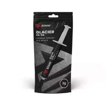 Savio Glacier TG-04 lämpötahna, 2 g, 14,5 W/mK, harmaa
