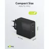 Sisälaturi Goobay 61757 pikalataus USB Type-C 2 porttia musta