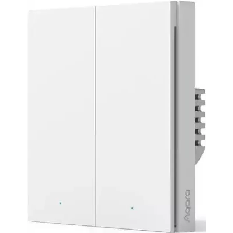Aqara Smart Wall Switch H1 (No Neutral, Double Rocker) valkoinen (HomeKit)