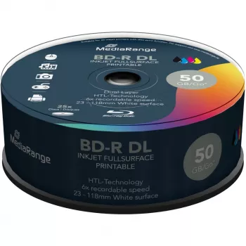 BD-R DL MediaRange MR510 50 GB 25 kpl