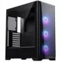 PHANTEKS Eclipse G370A PC-kotelo, Midi Tower, SSI-EEB, RGB, karkaistu lasi - sisältää 3x 120 mm tuuletinta, musta