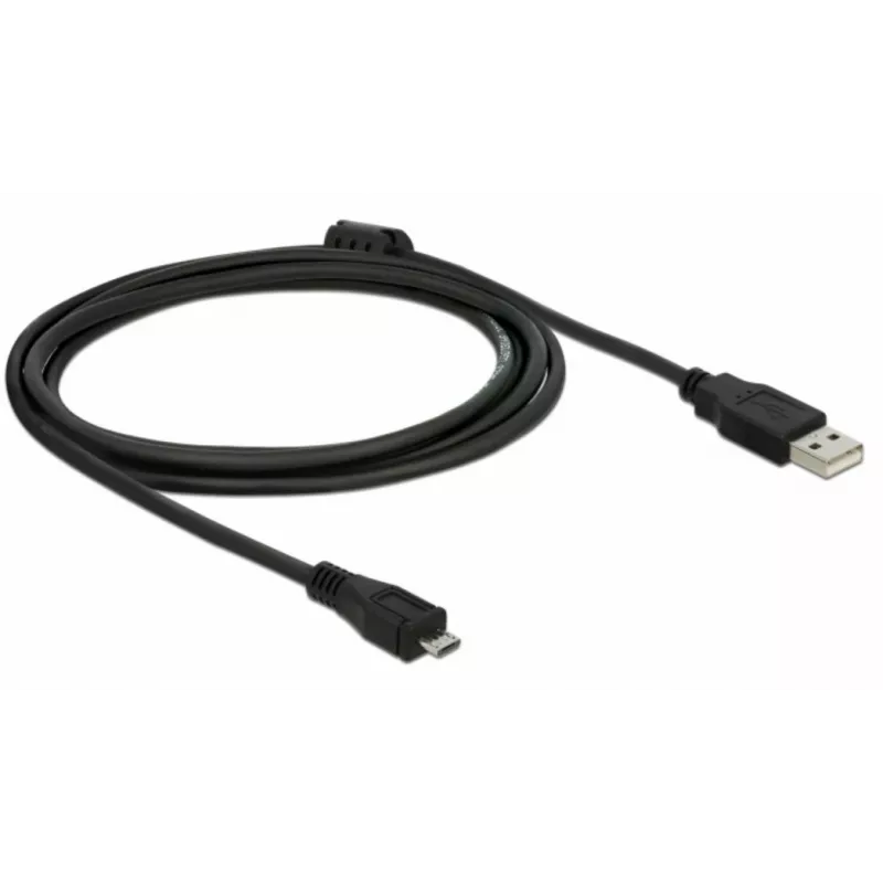 USB-kaapeli DeLOCK 82335 USB 2.0 2 m USB A Micro-USB B musta