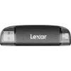 Lexar LRW310X-BNBNG kaksoisliitännän USB-A/USB-C microSD/SD-korttilukija, USB 3.2