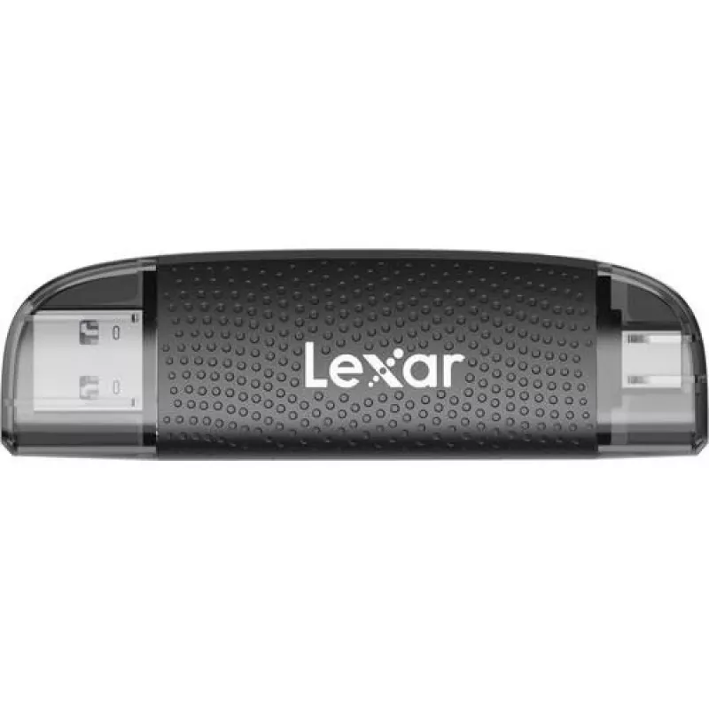 Lexar LRW310X-BNBNG kaksoisliitännän USB-A/USB-C microSD/SD-korttilukija, USB 3.2