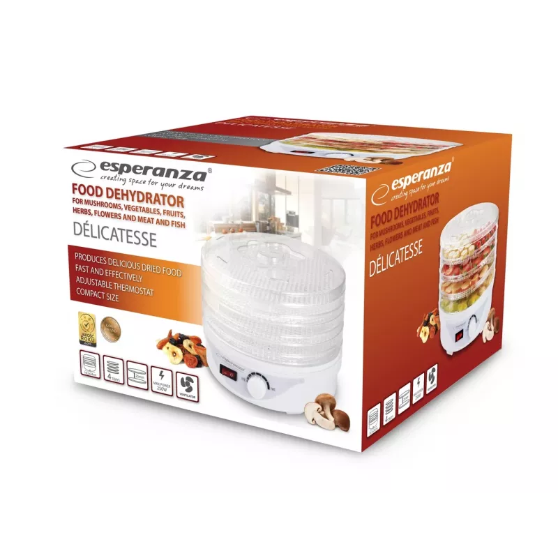 Esperanza EKD003 kuivuri läpinäkyvä, valkoinen 250 W