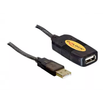 USB-kaapeli DeLOCK 82446 USB 2.0 10m musta