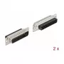 Kaapeliliitin DeLOCK 66714 D-Sub HD 44-pin musta hopea