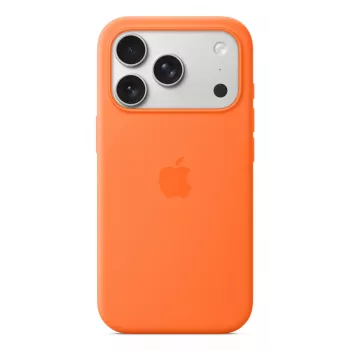 Silikonikuori Apple iPhone 17 Pro MagSafe oranssi kuori