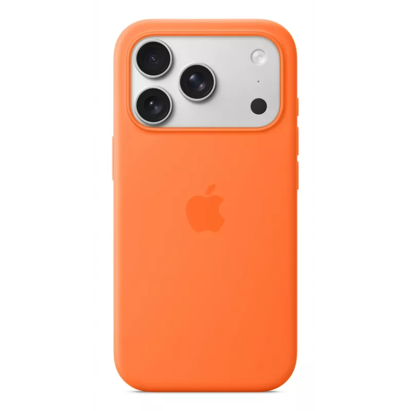 Silikonikuori Apple iPhone 17 Pro MagSafe oranssi kuori