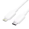 USB-C-Lightning-kaapeli 3A 480Mbit/s 1 m VALKOINEN