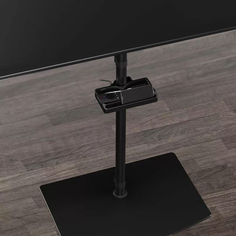 ONKRON A35 hylly, musta ABS-muovi, 190×105 mm, 160 g