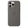 Silikonikuori MagSafe iPhone 16 Pro Max - kivinharmaa