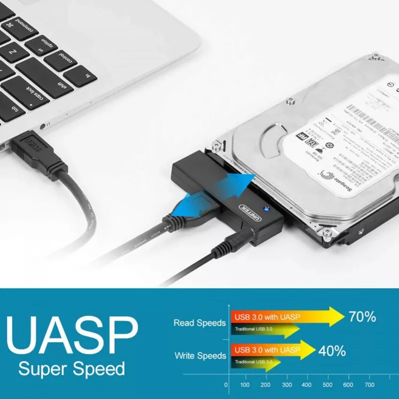 Liitäntäkortti Unitek Y-1039, USB-kaapeli mukana, 5 Gbit/s, musta, Plug-and-Play