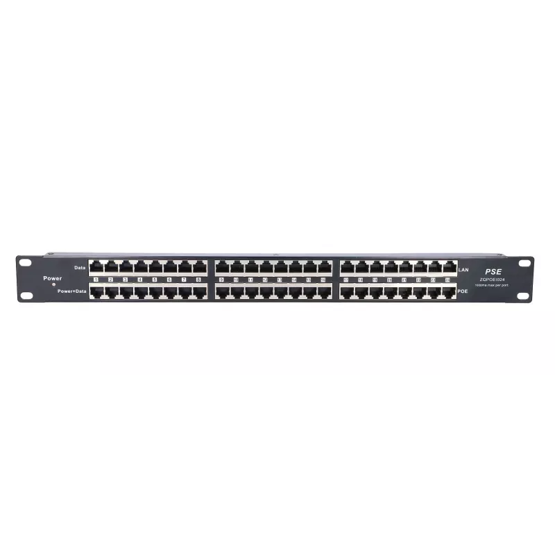 Extralink PoE-injektori 24 portti 24x 100Mb/s RJ45, rack-asennus