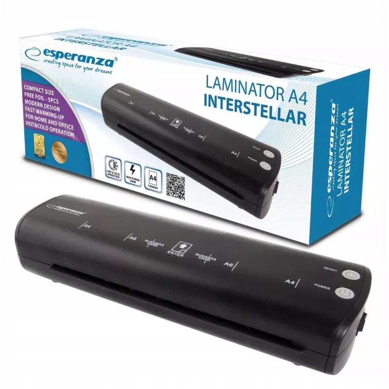 Esperanza EFL004 laminointilaite musta