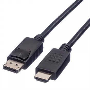 ROLINE DisplayPort-kaapeli DP - HDTV, ST/ST, musta, 1,5 m (11.04.5779)