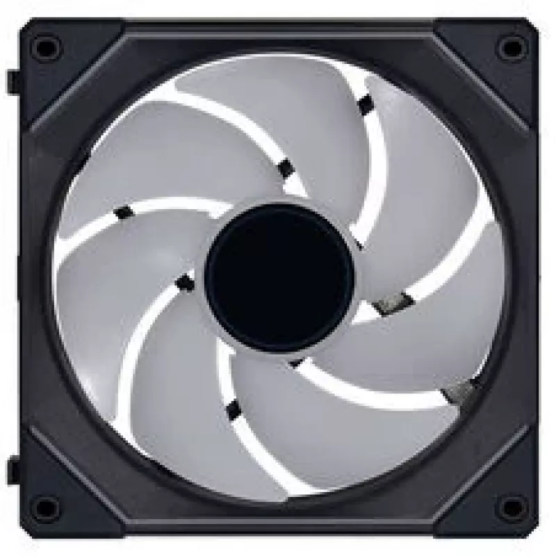 LIAN LI UNI FAN SL-INF 140 ARGB Reverse Blade PWM 3 kpl:n pakkaus - musta