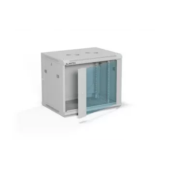 ALANTEC räkkikaappi 19 tuumaa 9HE 600x450, harmaa litteä pakkaus