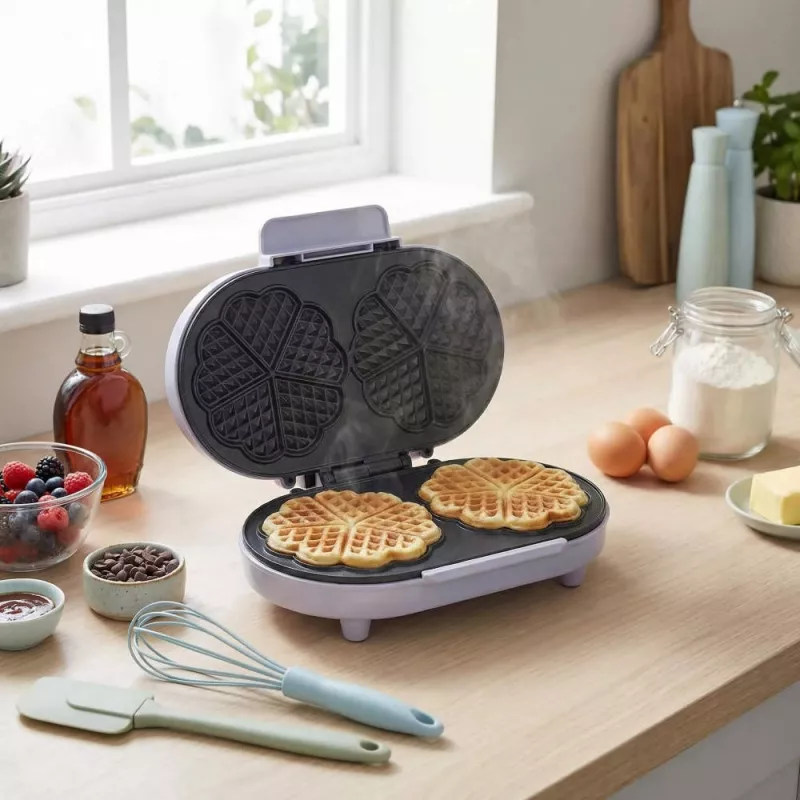 Giles & Posner EK6700GSPPVDE Double Heart vohvelirauta