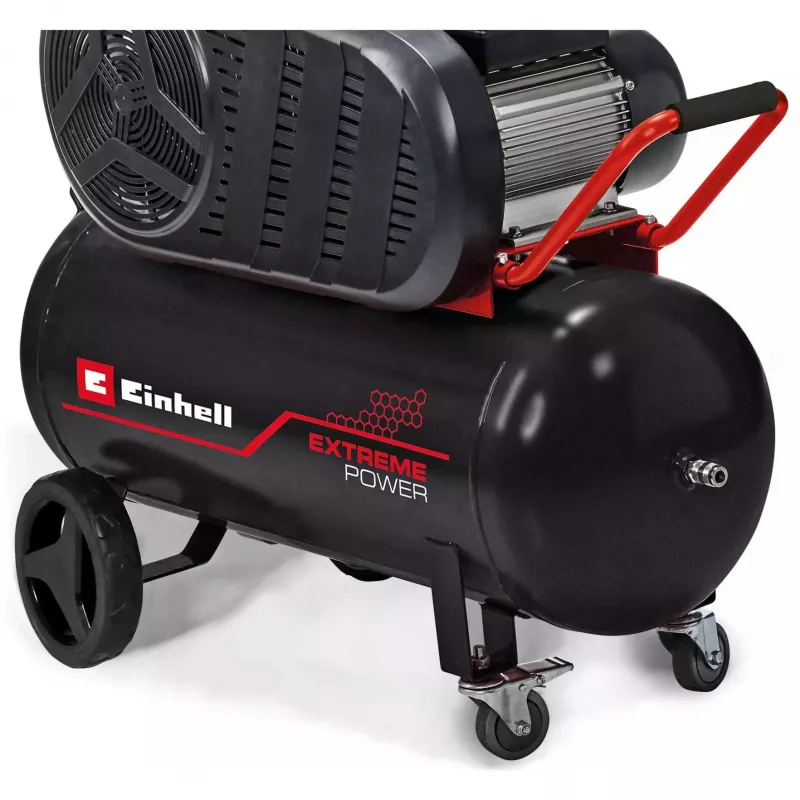 Ilmakompressori EINHELL TE-AC 430/50/10 — 3 000 W, 50 L, kiinteä, musta