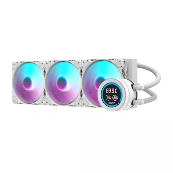 360mm tietokonejäähdytin Darkflash DN-D360 WHITE — 360mm jäähdytysjäähdytin PC-vesijäähdytykseen