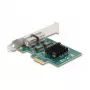 DeLOCK PCI Express x1 -kortti 2 x RJ45 Gigabit LAN BCM harmaa