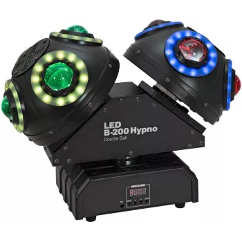 Valotehoste EUROLITE LED B-200 Hypno Double Ball 2-in-1 muotoilu