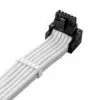 CableMod C-Series Pro liitäntäkaapeli – variantti B, 90°, 16-Pin–3x8-Pin PCIe, valkoinen