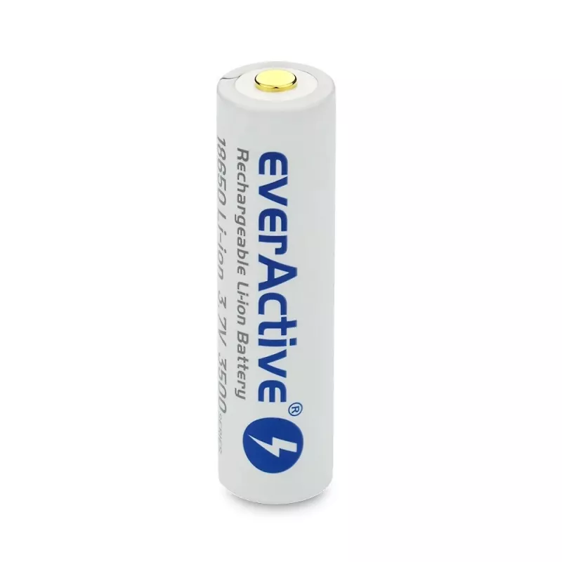 18650 Li-Ion 3.7V everActive 3500mAh akku (1 kpl) micro-USB suojauksella